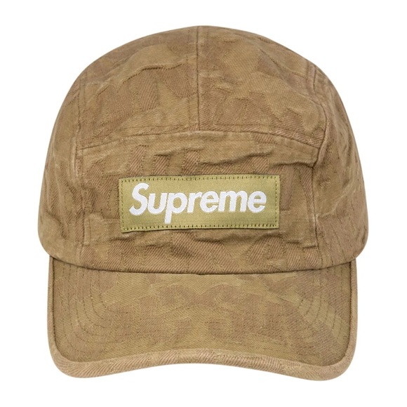Supreme FAT TIP JACQUARD DENIM CAMP CAP - Picture 1 of 11